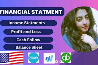 prepare financial statements, profit and loss, income statement