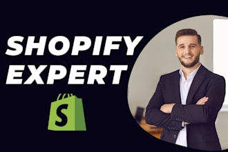 be shopify expert, shopify store design and shopify bug fix