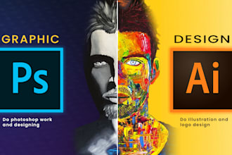 do photoshop work and illustration