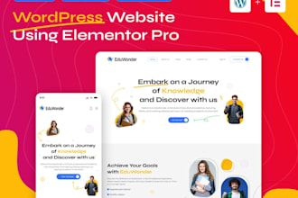 be your expert elementor website developer