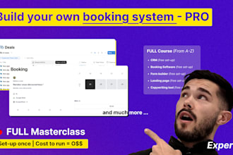 teach you how to set up pro booking system and CRM using notion