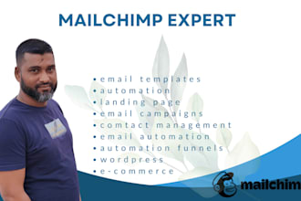 professional design email template newsletter by mail chimp