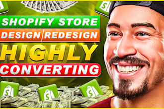 build shopify dropshipping store, shopify store design