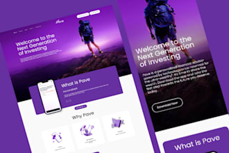 design or develope a pixel perfect stunning websites framer