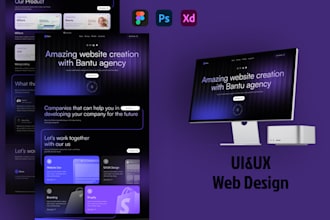 design, landing page, figma, mobile adaptation, ui ux, responsive, redesign