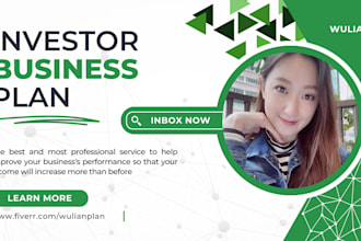 provide business plan for investors and loan approval