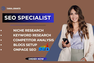 do niche research and competitor analysis for blog websites
