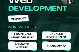 end to end web development frontend and backend expertise
