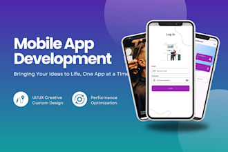 design and develop mobile app in flutter for IOS and android
