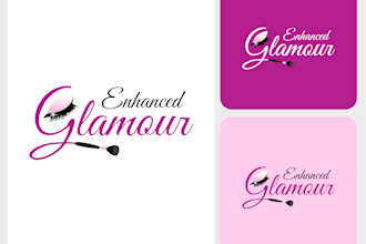 design minimal cosmetics beauty logo