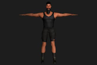 style fortnite 3d game character,unity,ue5 rig, blender animate,reskin 3d,nsfw