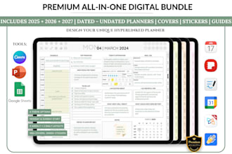 etsy digital journal hyperlinked planner design fix etsy digital product listing