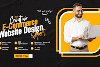 design a wordpress ecommerce website with woocommerce