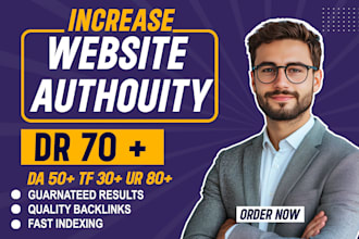 increase domain rating ahrefs DR domain authority moz da tf ur by SEO backlinks