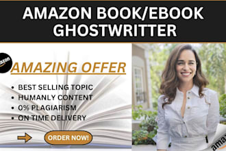 be your kindle ebook writer amazon KDP ghost writing