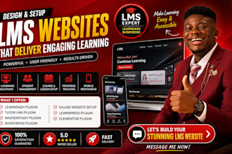 build wordpress lms learndash buddyboss tutor lms masterstudy kajabi elementor