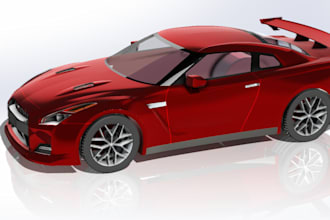 create professional cad designs and 3d modeland perform engineering simulations