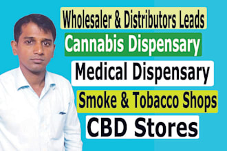 do cannabis dispensary, cbd stores, medical, tobacco shops and distributor leads