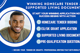 apply UK grants, win UK healthcare tender, cqc, domiciliary care, rfp nhs tender