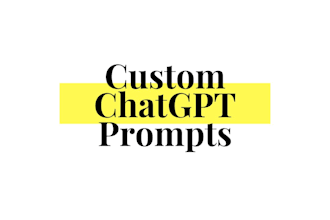 write custom, refine and improve your chatgpt prompt