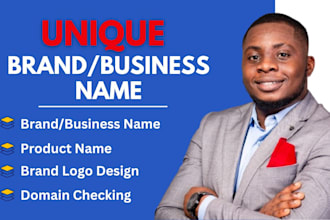 create unique brand name, business name or product name