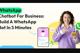 create whatsapp chatbot, api integration using manychat and chatfuel