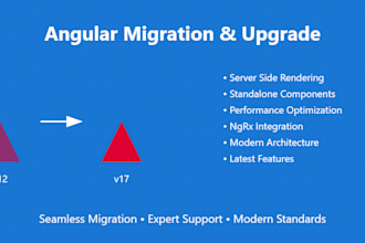 develop and migrate angular web applications