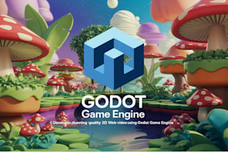 create full 2d godot game for you with simple and premium features