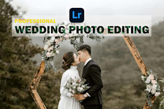 do edit photo, retouch and retouching your wedding photos