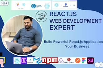 develop a scalable react js web app with real time features and redux
