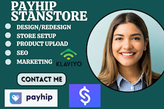 design a payhip stanstore gumroad ecommerce membership online course website