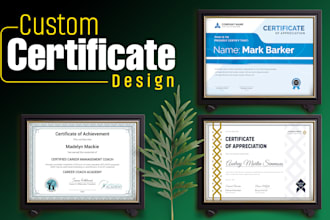 design award, diploma, appreciation, achievement, training, certificate