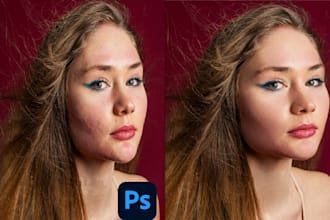 do professionally skin retouch photo retouching