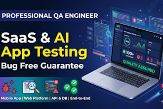 test your saas or ai web app professionally