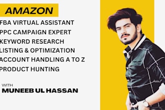 be your amazon fba virtual assistant and PPC campaign expert