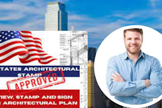 do architectural plan, stamp and landscape design architectural design