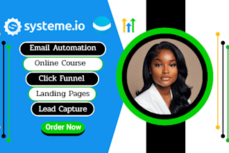 systeme io landing page, sales funnel, clickfunnels, gohighlevel, getresponse