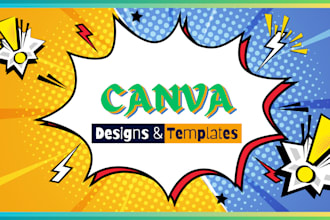 design editable canva templates and social media posts