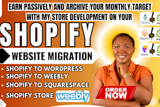 migration to shopify, wix to shopify, squarespace to shopify, shopify migration