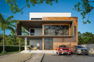 create 3d interior or exterior in any style, be your decorator, factory, house