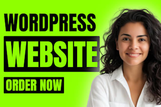 do wordpress website development, or redesign wordpress