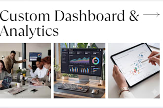 build a custom data dashboard and analytics web app