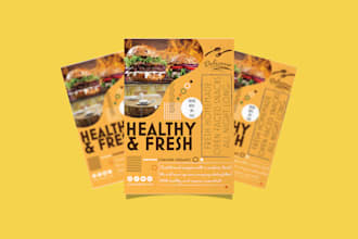 design custom flyer brochure for promotions and events