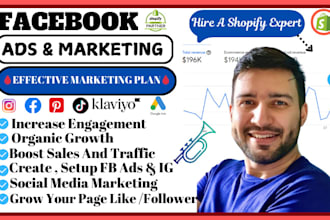 social media marketing manager, facebook reels instagram ads, youtube promotion
