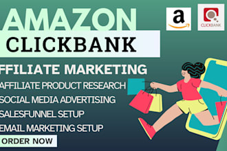 build clickbank affiliate marketing salesfunnel, landing page, amazon autopilot