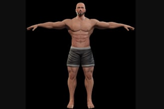 buildup realistic 3d character,3dmetahuman model,ue5 rig,wonder dynamic,nsfw