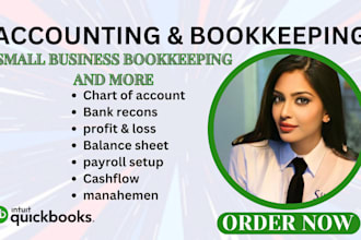 setup clean up bookkeeping in quickbooks online, xero, wave bank reconciliation