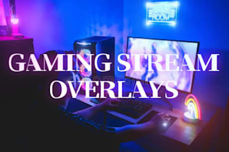 create stream overlays for youtube and twitch