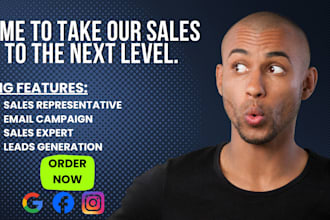be your high converting sales representative, sales closer b2b lead generation
