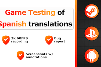 test the spanish translation of your game